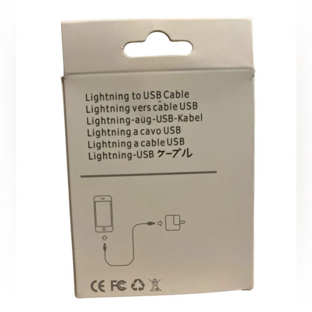 Cable USB to Lighting ,Compatible With IPhone 14/13/12/11/xs /8